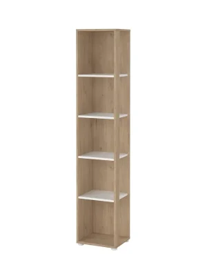 Knihovna Sigal IV, hikora jackson / bílá Super Cena
