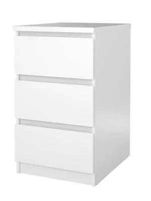 Komoda Simplicity 40 x 50 x 70 cm, bílý lesk Koupit Online
