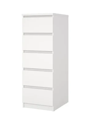 Komoda Simplicity 40 x 50 x 111,5 cm, bílá Akce