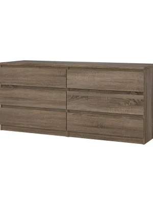Komoda Simplicity II 154 x 50 x 70 cm, přírodní dřevo Vysoce Kvalitní