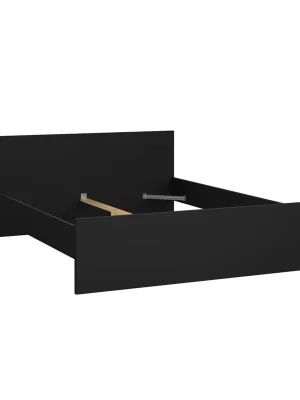 Autentický Postel Simplicity II 160 x 200 cm, černý mat