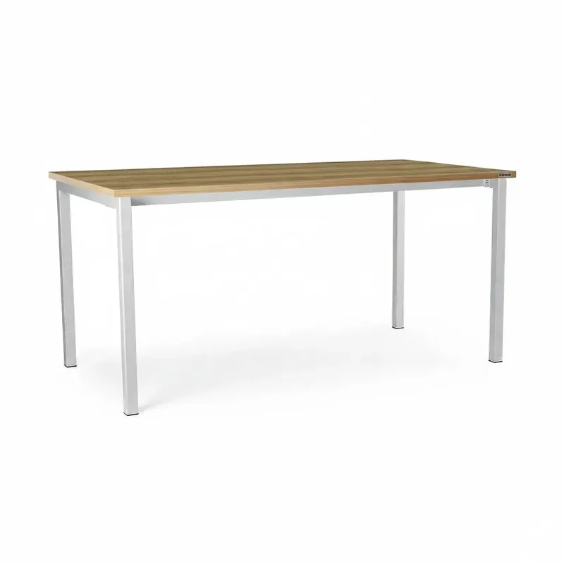 Nová Kolekce Univerzální stůl s kovovou podnoží 160 x 80 cm, dub kamenný