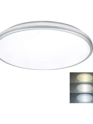 Akce LED stropní světlo odolné vůči vlhkosti WO797 - průměr 38 cm, bílá