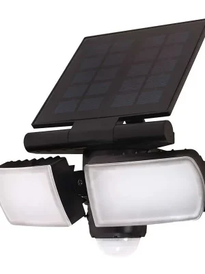 Akce LED solární světlo se senzorem WO772, černá