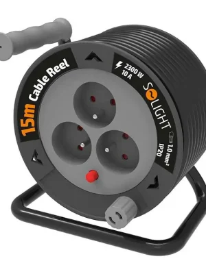 Akce Prodlužovací kabel na bubnu 3Z - 15m, černá
