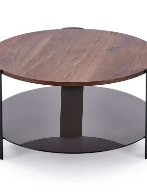 Cenově Výhodný Konferenční stolek Paralia, ořech / černá
