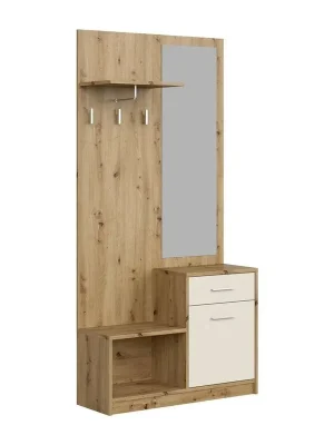 Výhodná Nabídka Předsíňová stěna Laista, dub artisan / krémová