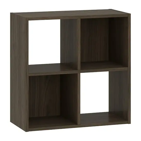 Regál Sinde 2x2, tmavý ořech Víkendová Akce