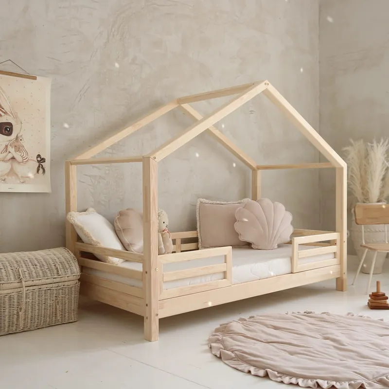Pouze Dnes Postel domeček Housebed Fello Duo - 90 x 190 cm / přírodní