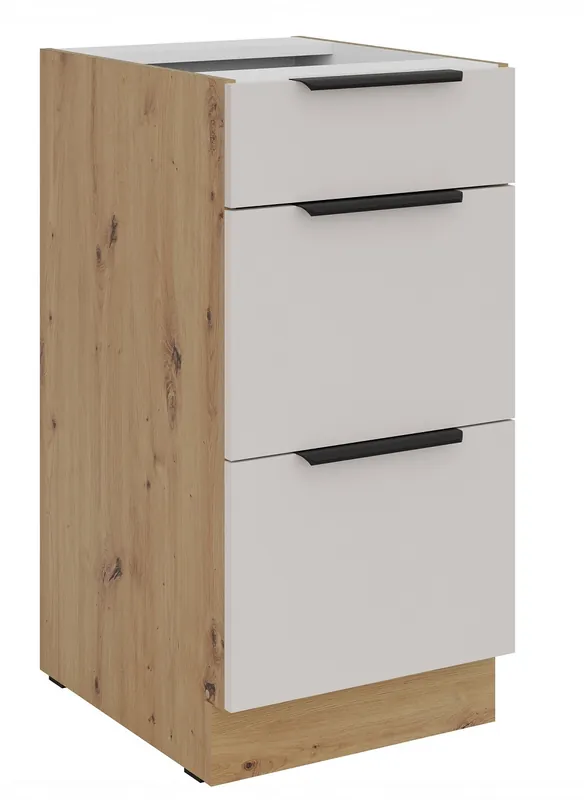 Expresní Doručení Spodní šuplíková skříňka Solea 40 D 3S BB - kašmír/dub artisan